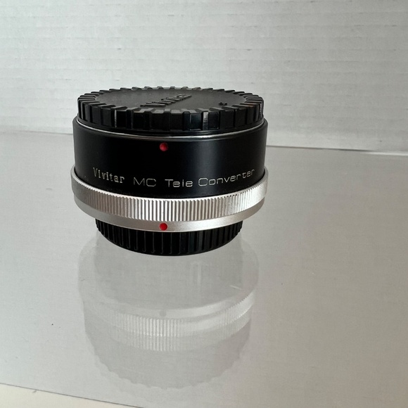 Vivitar Vintage OEM MC Tele Converter Camera Lens 2X-4 FL-FD and Cary Case - Picture 5 of 6